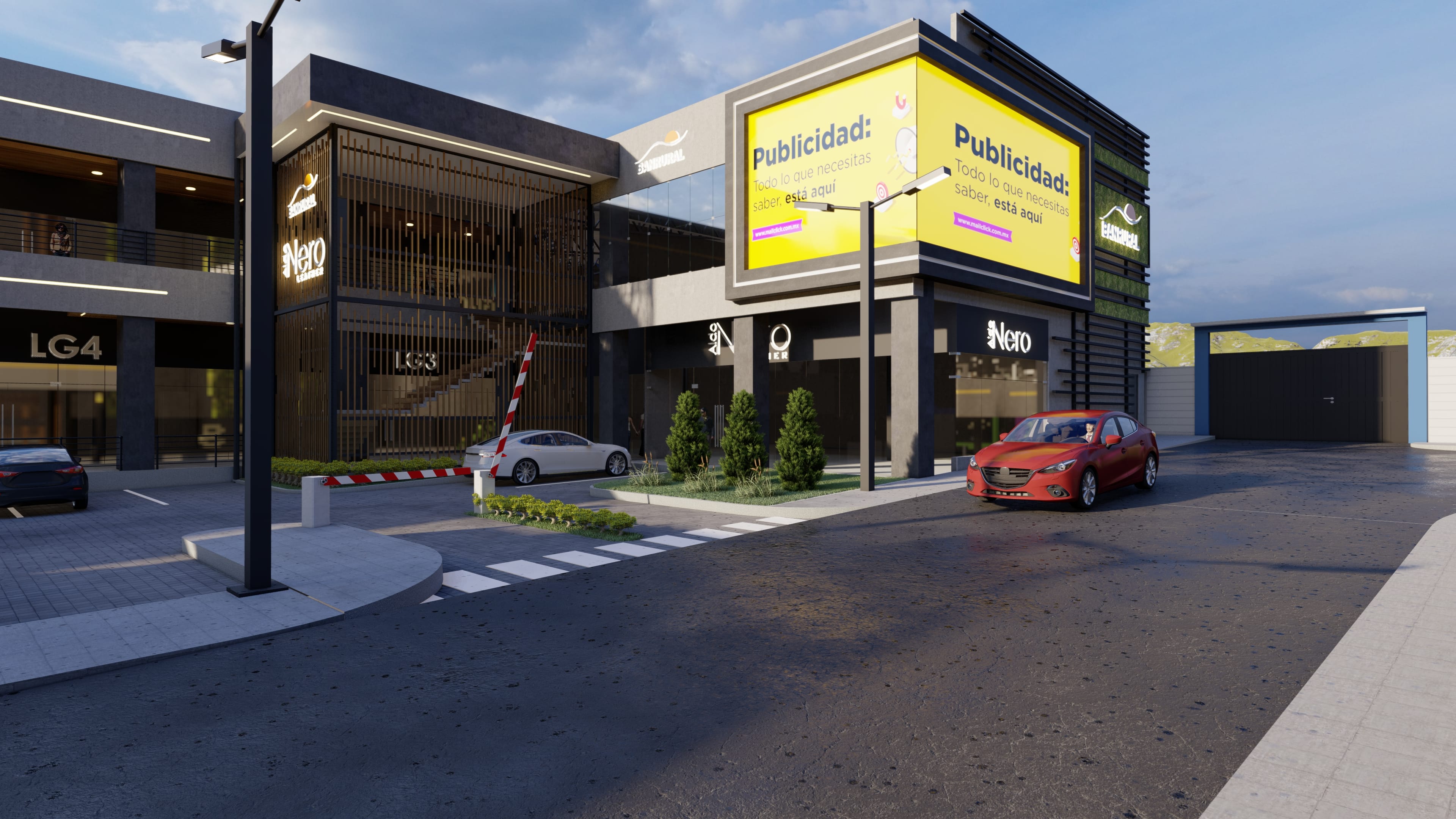 Fachada Esquina Módulo F