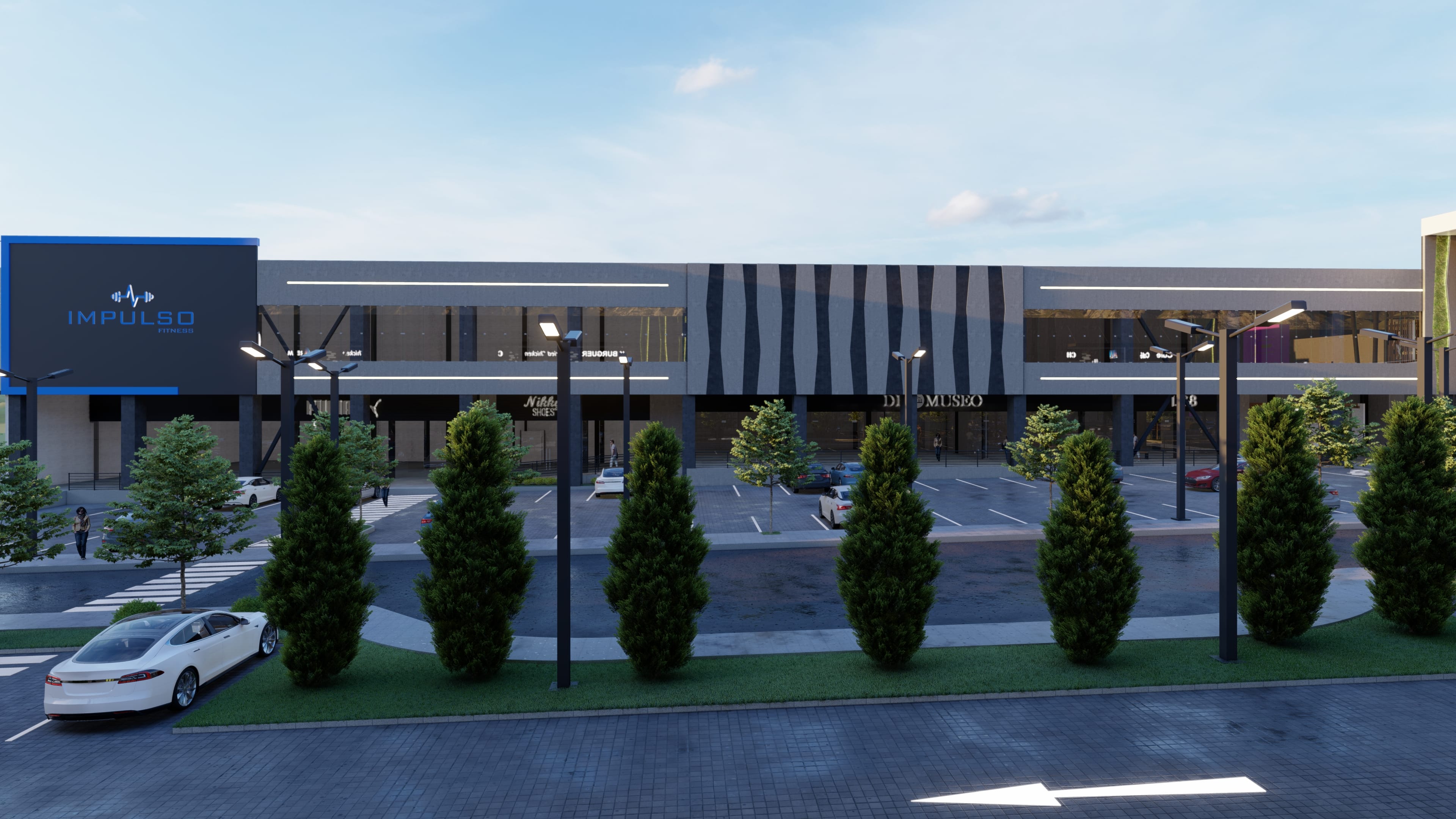 Fachada Módulo C y D