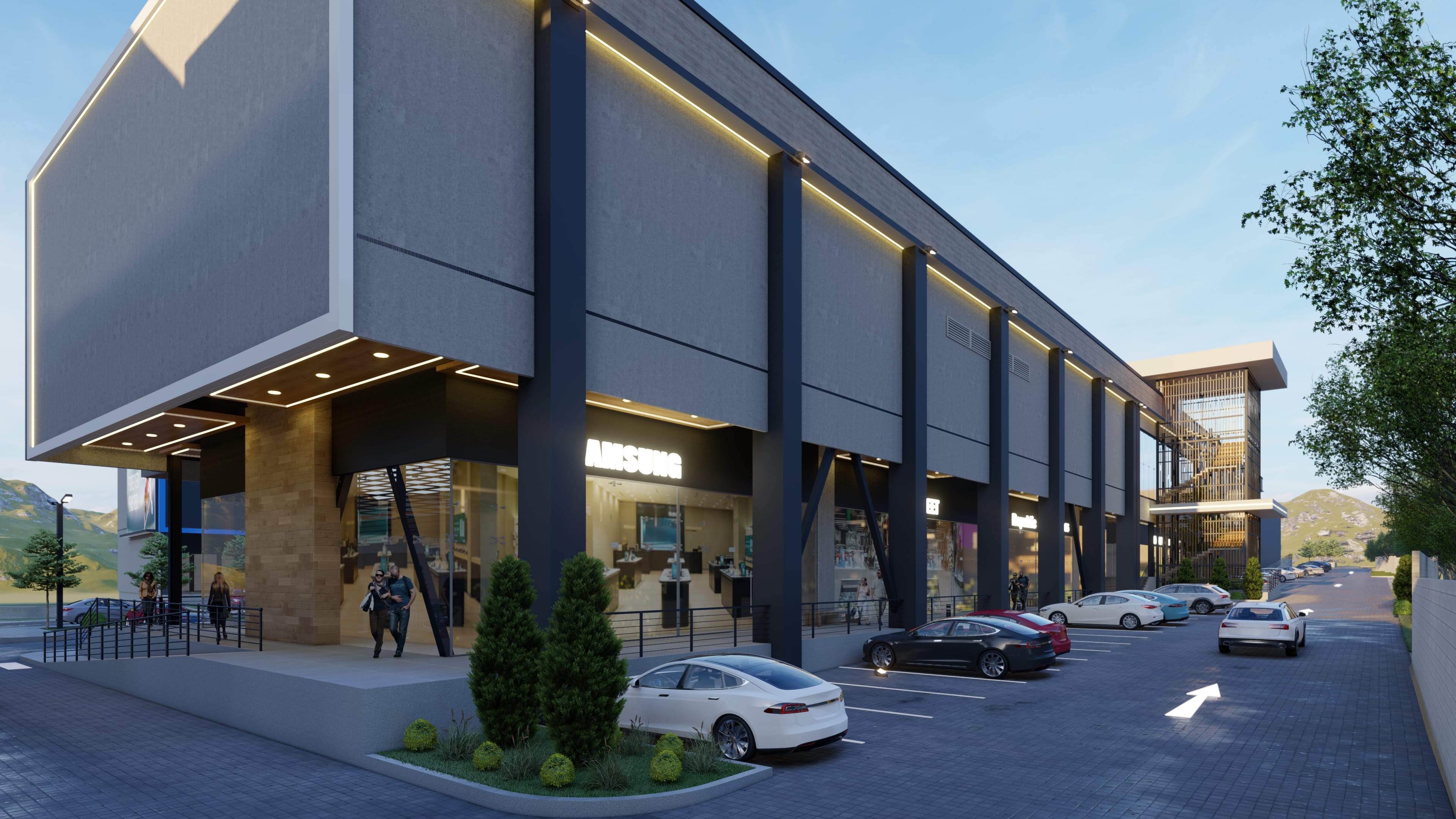 Fachada Posterior Módulo A