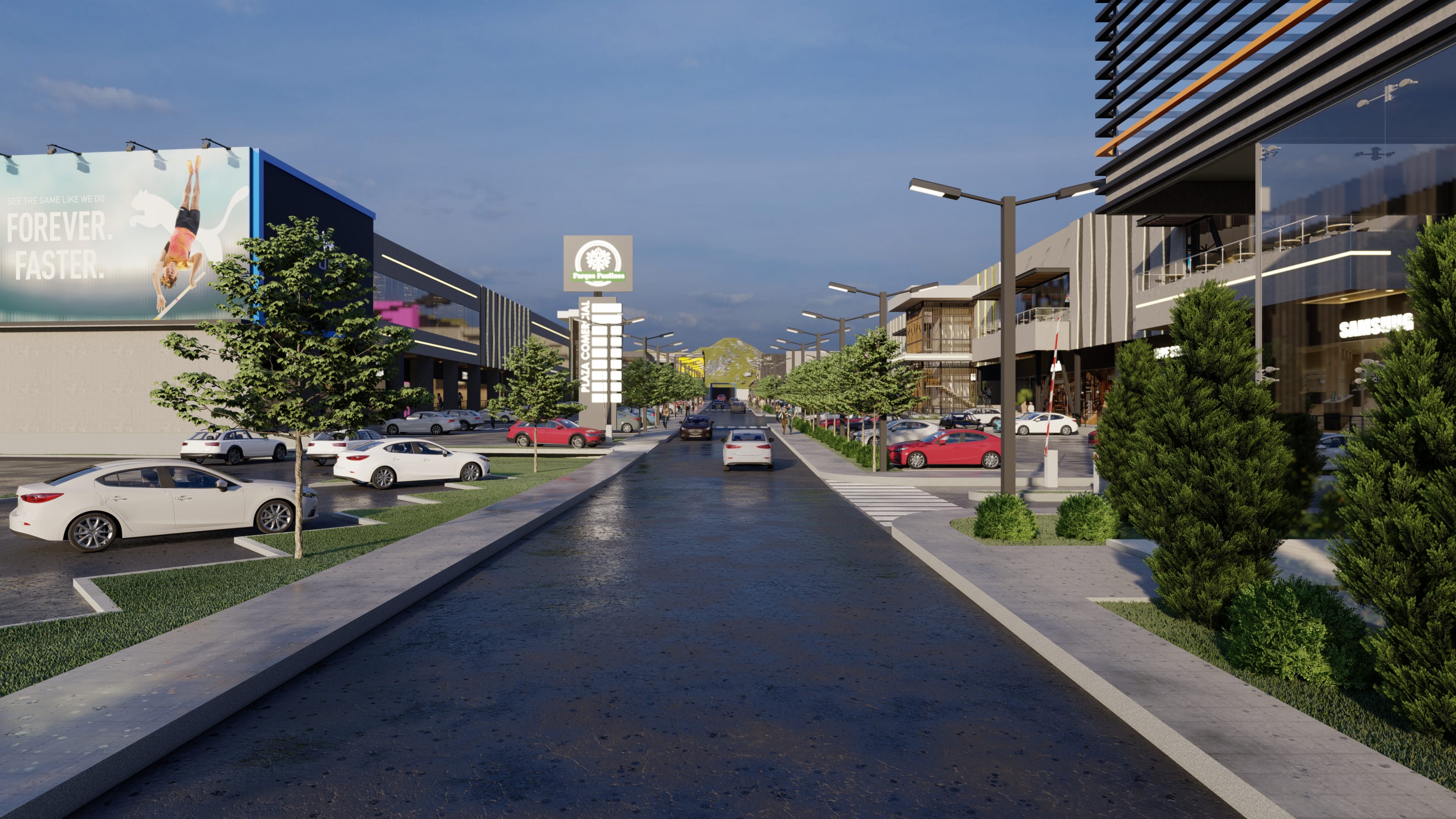 Ingreso Principal a Plaza