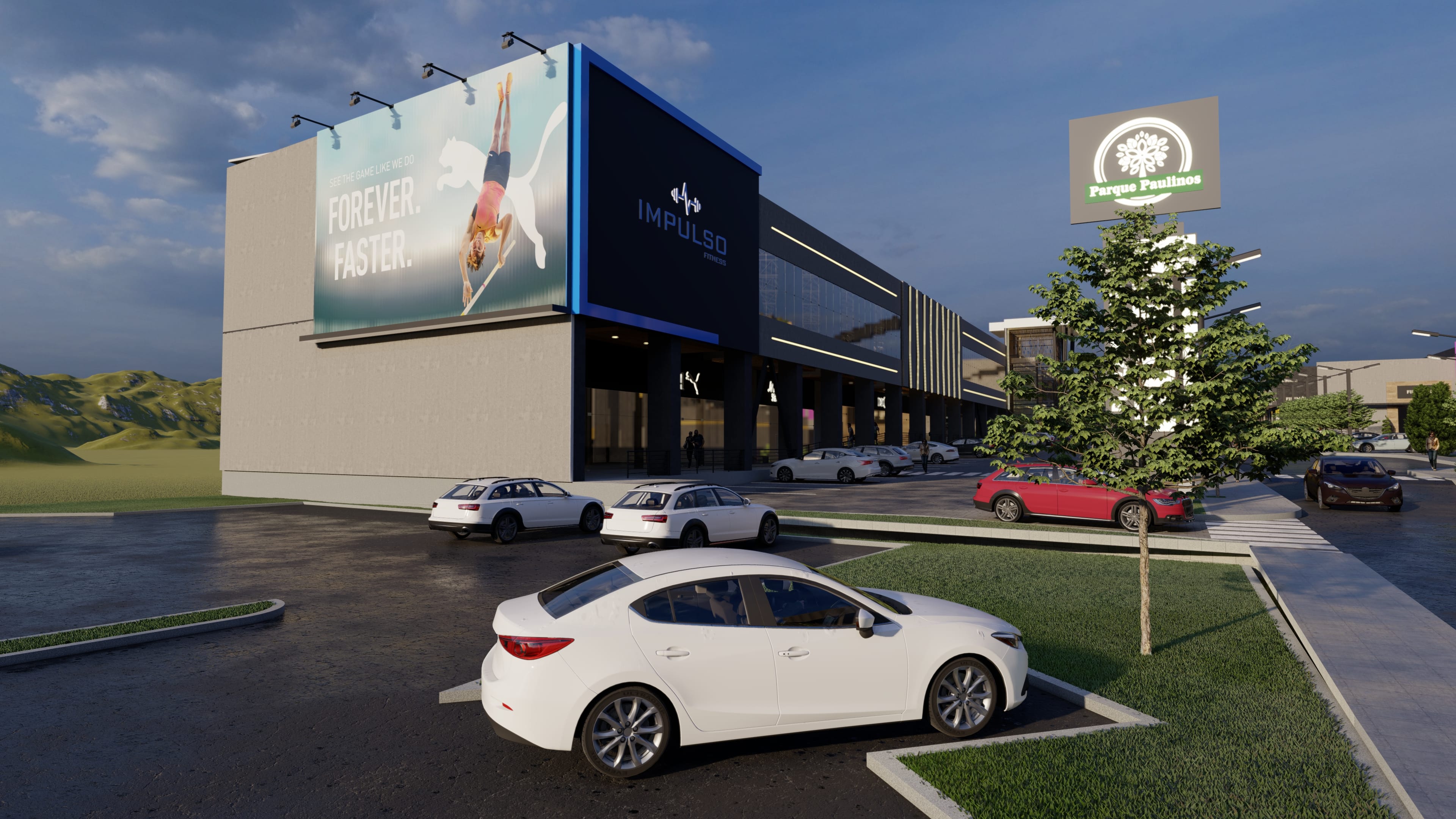 Vista Valla Publicitaria Puma